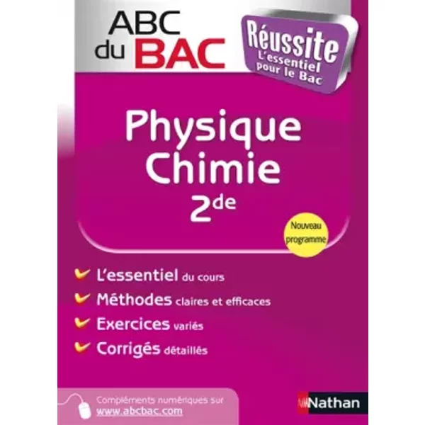 Abc Du Bac RéUssite Physique - Chimie 2De - GenevièVe Ponsonnet Et Sylviane Lafitte-image