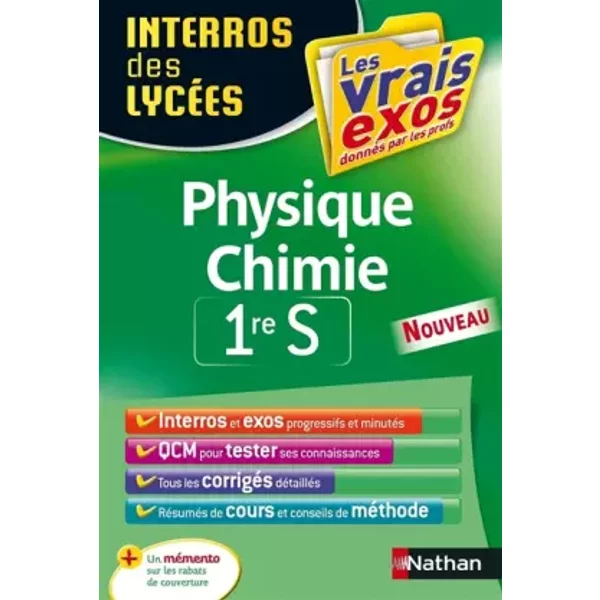 Interros Des LycéEs Physique - Chimie 1Re S - Cyriaque Cholet-image