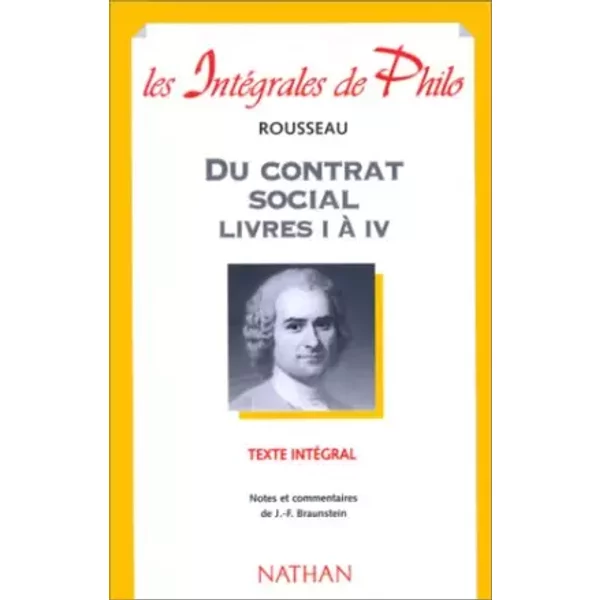 Du Contrat Social : Livres 1 à 4 - Jean-Jacques Rousseau-image