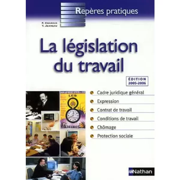 La LéGislation Du Travail - FrançOise Charoux, Yvonne Jeaneau-image
