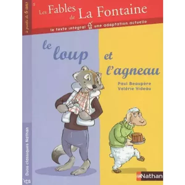 Loup Et L Agneau - Jean De La Fontaine, Paul BeaupèRe, ValéRie Videau-image