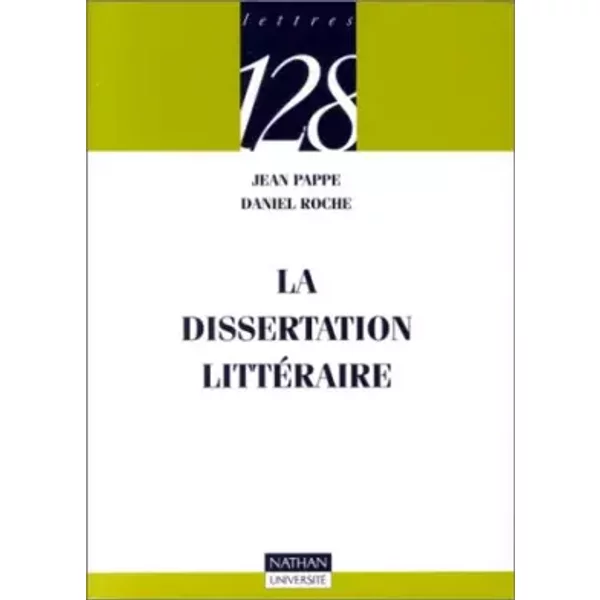 La Dissertation LittéRaire - Jean Pappe-image