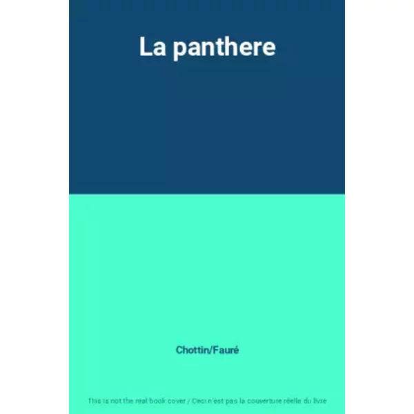 La Panthere - Chottin/Fauré-image