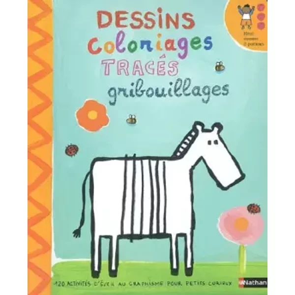 DESSINS COLORIAG TRACES GRIBOU - MADELEINE DENY-BARROUX
