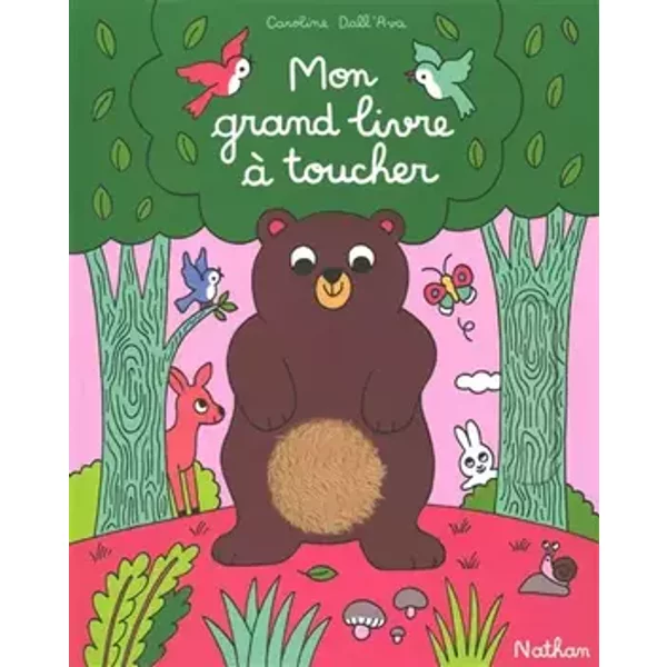 Mon grand livre à toucher - Livre sensoriel pour bébé dès 10 mois