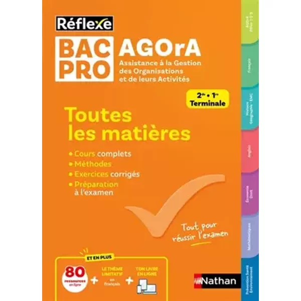 Bac Pro AGOrA - Toutes les matières Lycée - 2de, 1re, Term - Réflexe - 2026-2027 - Pascal Besson, Louise Cauchard, Isabelle Delaunay, Christophe Desaintghislain, Emilie Lina, Marie-Line Périllat-Mercerot, Nathalie Sebban, Marie-Cécile Sénéchal, Annie Zwang