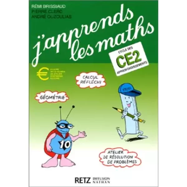 J'apprends Les Maths, CE2. Fichier éLèVe - RéMi Brissiaud, Pierre Clerc, André Ouzoulias-image