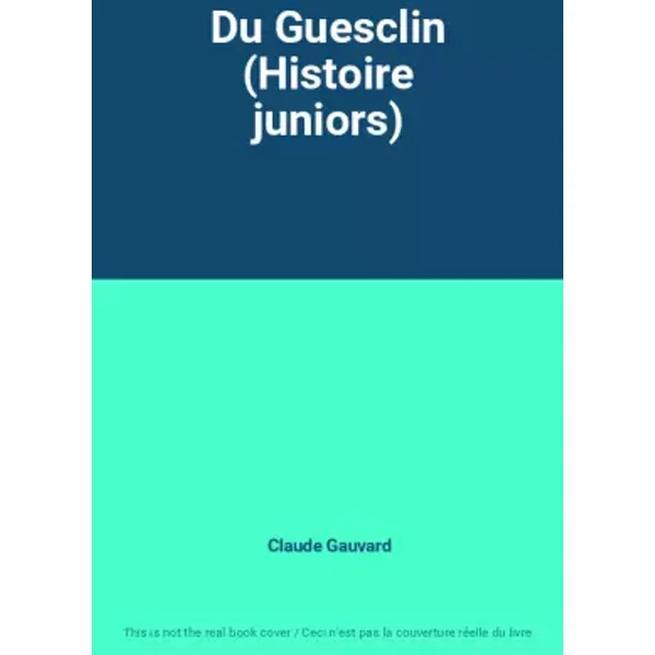 Du Guesclin (Histoire juniors) - Claude Gauvard