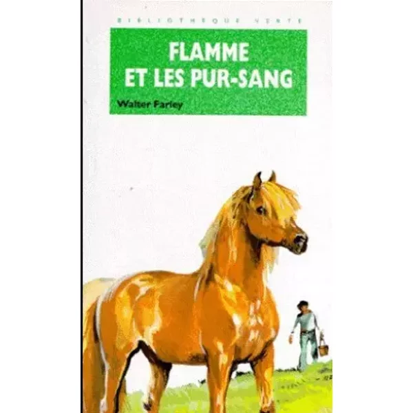 L'éTalon Noir : Flamme Et Les Purs-Sangs. Bibiotheque Verte - Walter Farley-image