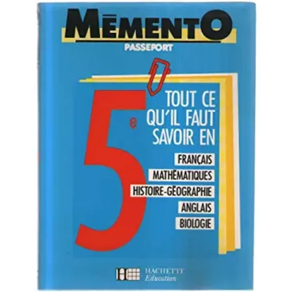 MéMento Passeport 5E... - GéRard Caparros, Collectif, Jacques Escalier, Annie Mauffrey, Isdey Cohen-image