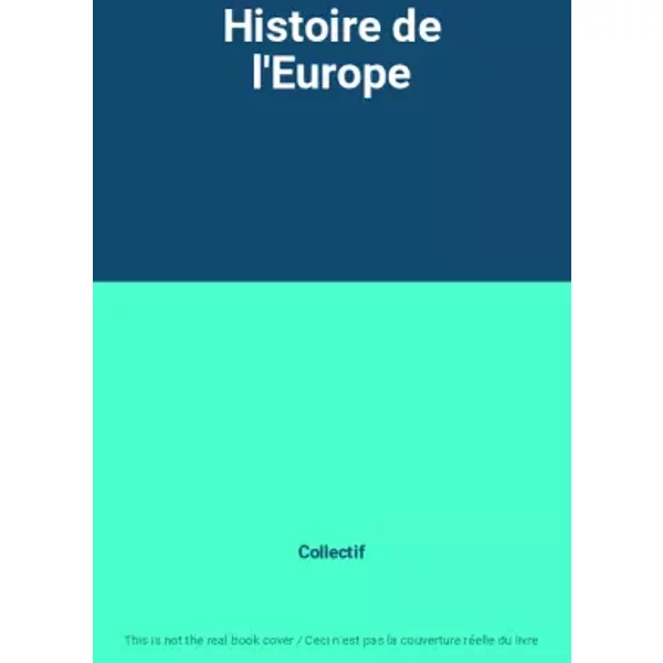 Histoire De L'europe - Collectif-image