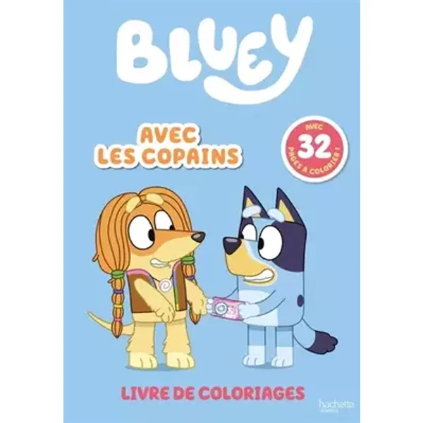 Bluey - Avec les copains - Livre de coloriages: Livre de coloriages - BBC Studios - Ladybird Books Ltd