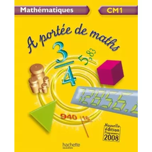 MathéMatiques CM1 A PortéE De Maths - Robert Meunier, Janine Leclec'h-Lucas, Jean-Claude Lucas-image
