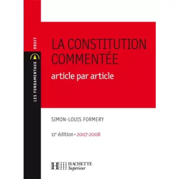La Constitution CommentéE : Article Par Article - Simon-Louis Formery-image
