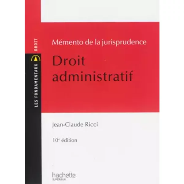 MéMento De La Jurisprudence Droit Administratif - Jean-Claude Ricci-image