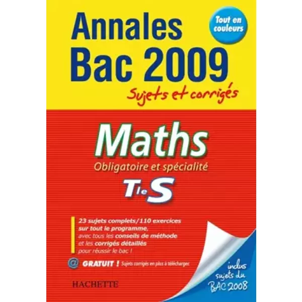 Maths Obligatoire Et SpéCialité Tle S: Sujets Et CorrigéS - Sandrine Dubois Et Sandrine Bodini-Lefranc-image