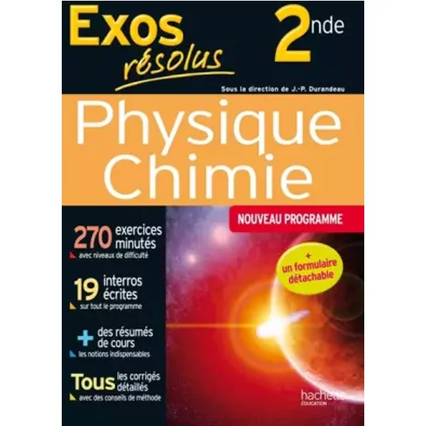 Exos RéSolus - Physique-Chimie 2De - Collectif-image