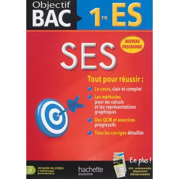 Objectif Bac Ses 1Re Es - Annabelle De Cauna Et Alexandre Femenia-image