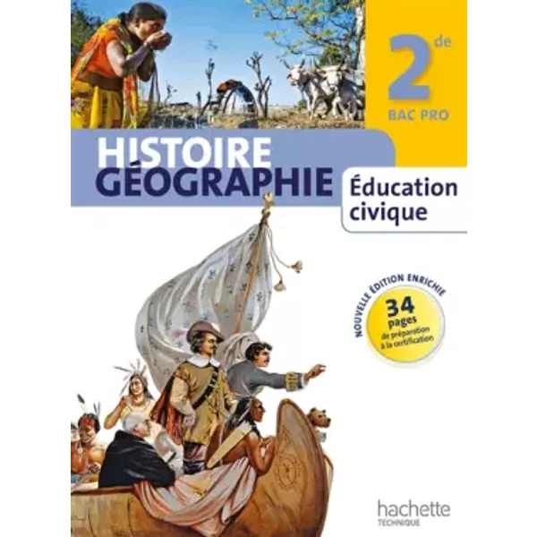 Histoire GéOgraphie Education Civique 2De Bac Pro - Livre éLèVe Manuel Grand Format - Ed. 2013 - Alain Prost-image