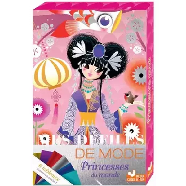 Princesses du monde - Pochette avec feuilles métallisées - Marie-Rose Boisson