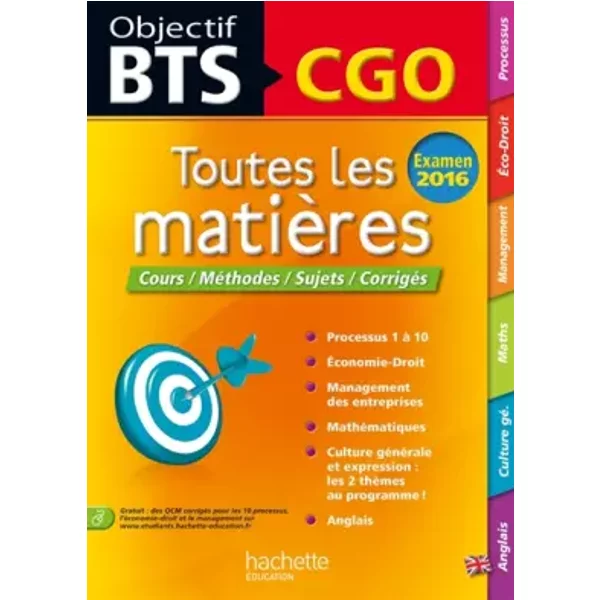 Toutes les matières BTS CGO - Patricia Charpentier, Michel Coucoureux, Daniel Sopel, Jean-Pierre Broutin, Collectif
