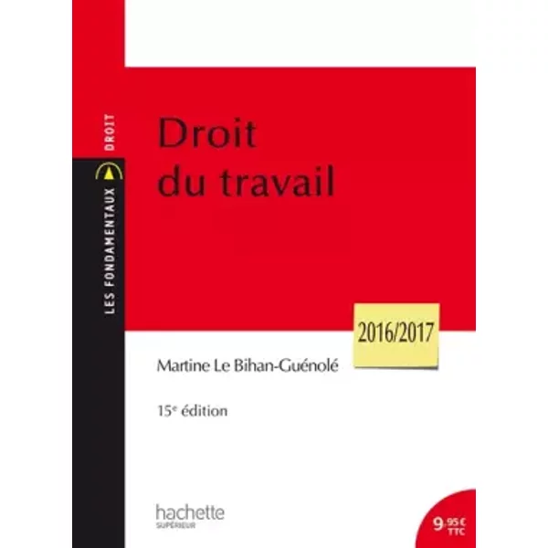 Les Fondamentaux - Droit Du Travail - Martine Le Bihan-GuéNolé-image