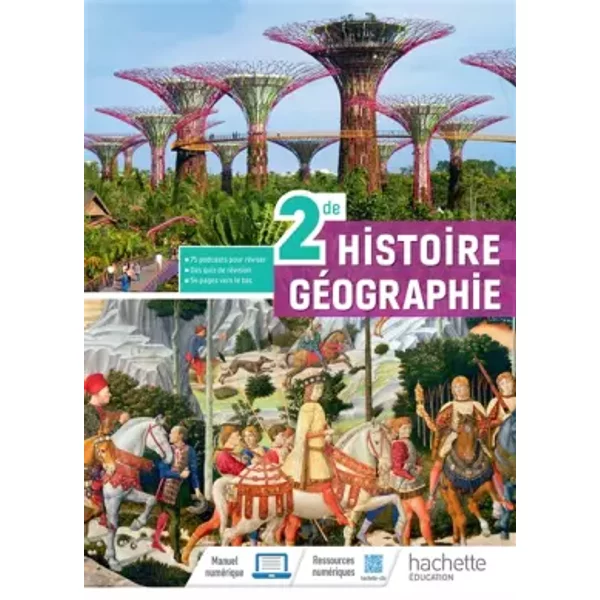 Histoire-Géographie 2de - Livre élève - Nouvelle collection - Franciane Allaire, Stéphane Guerre, Emilie Lacroix, Nicolas Marichez, Émilie Peckre, Julien Picollier, Laurent Regard, Alexandre Rigault, Muriel Salle, Ludovic Vandoolaeghe, Thomas Deguffroy, Fanny Maillo-Viel, Terence Beaujour, Mélanie B