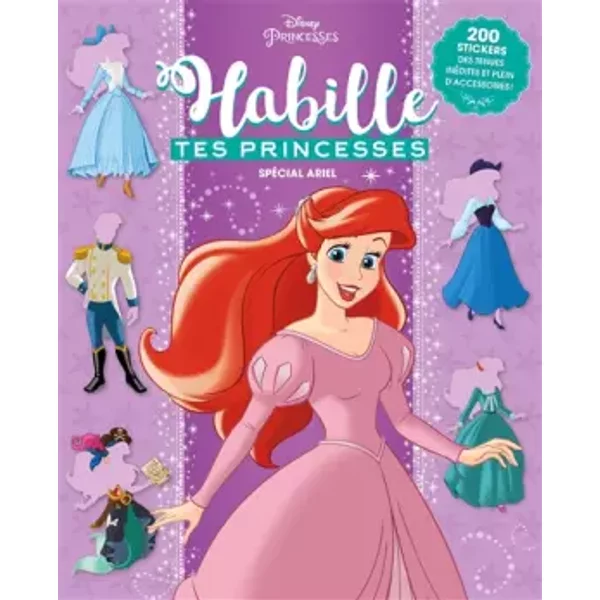 Disney Princesses - Habille Tes Princesses - Arielle - Disney Et Sandrine Lamour-image