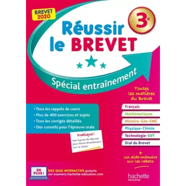 RéUssir Le Brevet 2020 : Nouveau Brevet 3E - Isabelle De Lisle, Philippe Rousseau, Laurent Bonnet, SéBastien Dessaint, Fabienne Ottevaere, Brigitte RéAuté, Malorie Gorillot, MichèLe Laskar, Christophe SaïSse-image