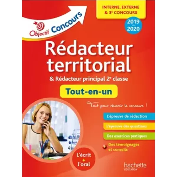 Tout-En-Un RéDacteur Territorial, RéDacteur Principal Interne + Externe - Bernard Delhoume-image