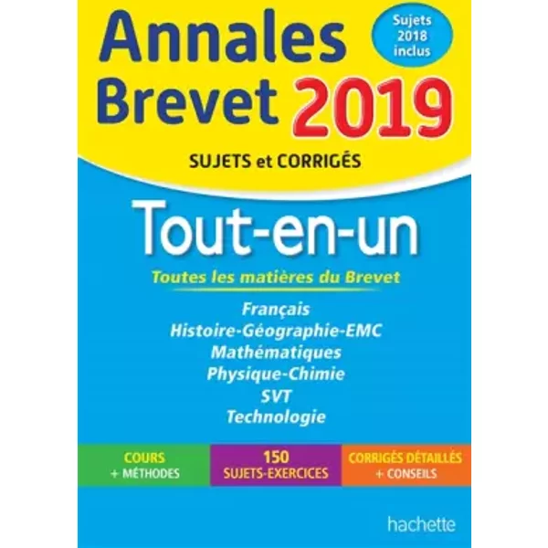 Annales Nouveau Brevet 3E Tout-En-Un 2019 - Brigitte RéAuté, MichèLe Laskar, Philippe Rousseau, Christophe SaïSse-image