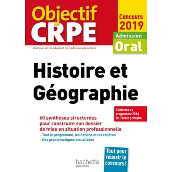 CRPE en fiches : Histoire Géographie 2019 - Laurent Bonnet