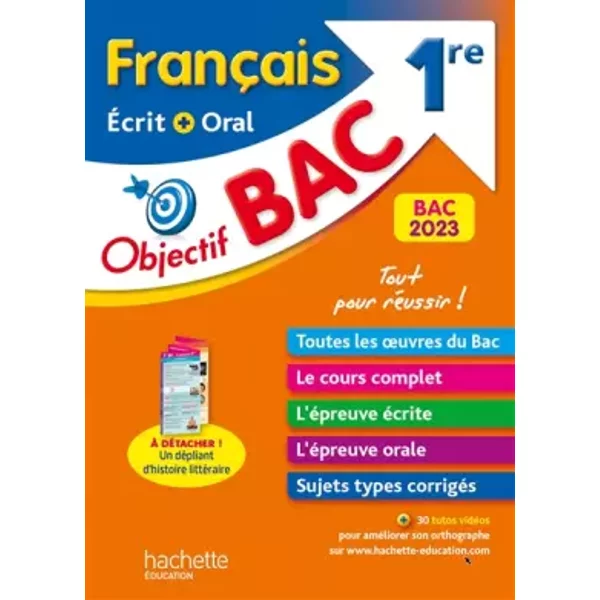 Objectif Bac 2023 - 1Re FrançAis éCrit Et Oral - A Sourisse, AméLie PinçOn-image