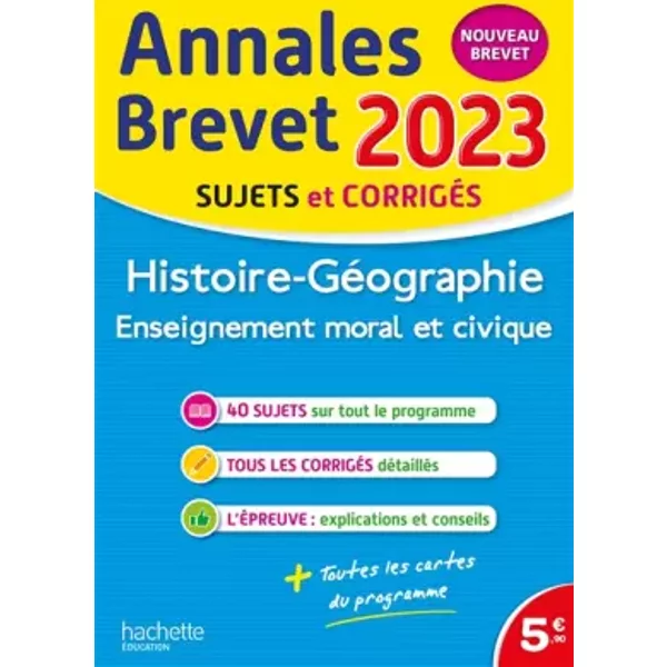Annales Brevet 2023 - Histoire-GéO-Emc - Christophe SaïSse-image