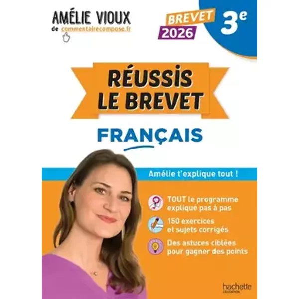 Réussis l'épreuve de français au Brevet 2026 avec Amélie Vioux - Amélie Vioux