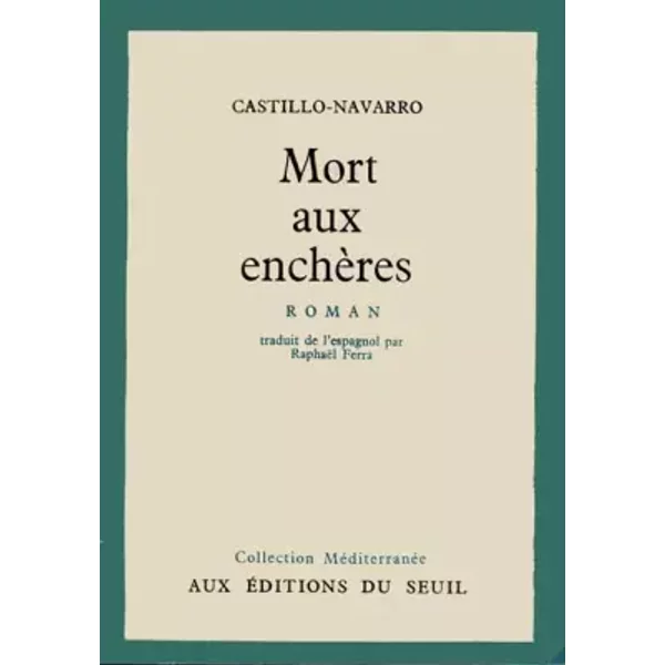 Mort aux enchères - José Maria Castillo-Navarro
