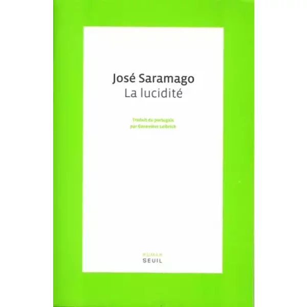 La Lucidité - José Saramago, GenevièVe Leibrich-image