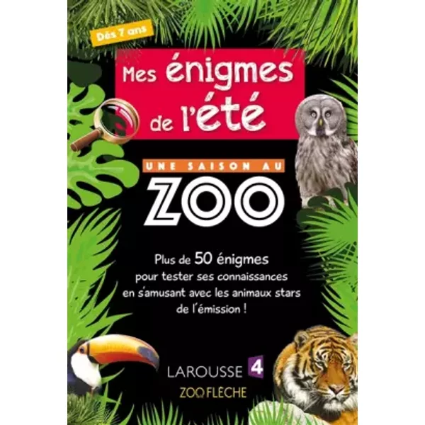 Mes Enigmes De L'ete Une Saison Au Zoo - Cahier De Vacances - Aurore Meyer-image