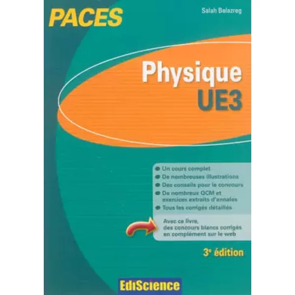 Physique-UE3 PACES - 3e éd. - Salah Belazreg