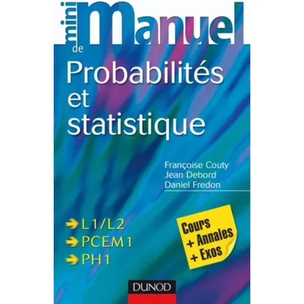 Mini Manuel De ProbabilitéS Et Statistique - FrançOise Couty-Fredon, Jean Debord, Daniel Fredon-image