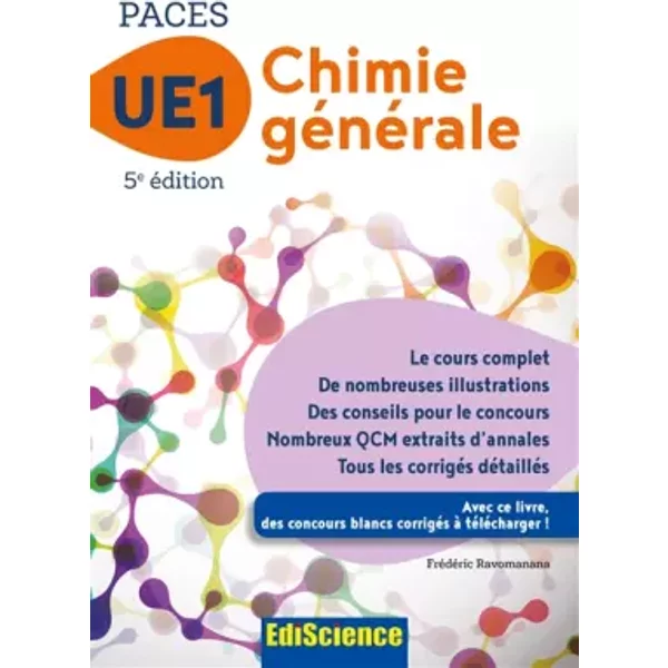 PACES UE1 Chimie générale - 5e éd. - Frédéric Ravomanana