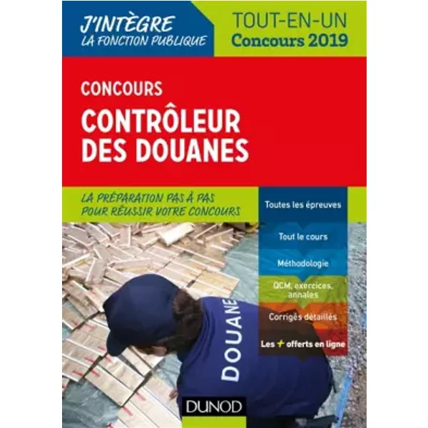 Concours ContrôLeur Des Douanes - Tout-En-Un - Concours 2019: Tout-En-Un (2019) - Pierre Beck, Marie-Virginie Speller, Frantz Badufle, Anne-Marie Vallejo-Bouvier, Jean-FrançOis Bocquillon, Martine Mariage, Julia Perrot, Thibault Couarc'h-image
