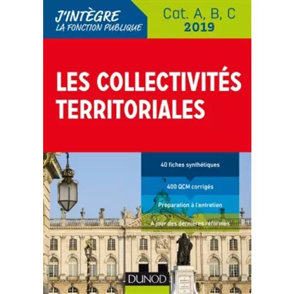 Les CollectivitéS Territoriales - 2019 - Cat. A, B, C - Odile Meyer-image