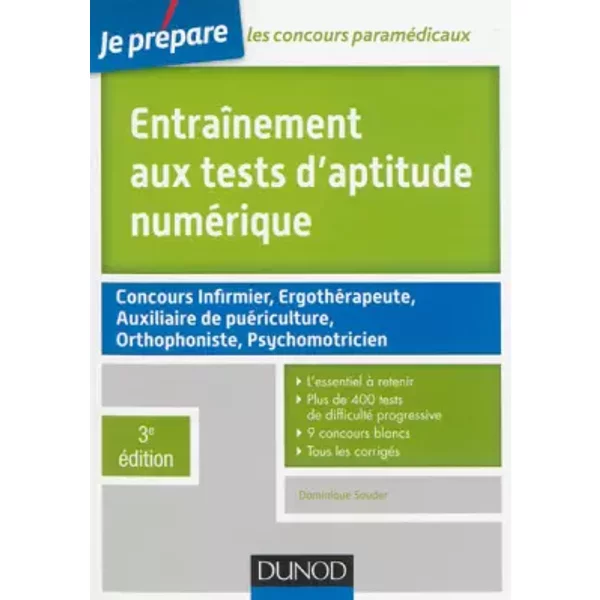 Entrainement aux tests d'aptitude numérique - Dominique Souder