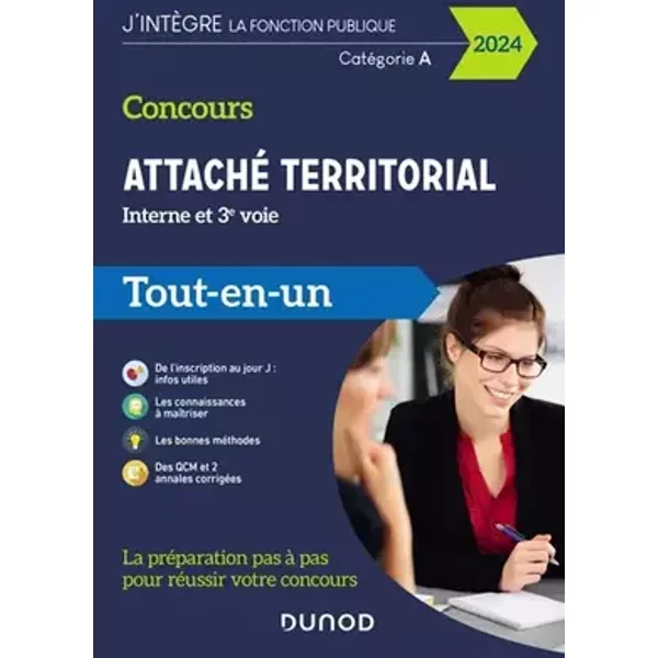 Concours Attaché territorial Interne et 3e voie 2024: Tout-en-un (2024) - Damien Falco, Charlotte Lamure