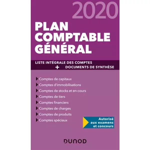 Plan Comptable GéNéRal 2020 - Plan De Comptes & Documents De SynthèSe: Plan De Comptes & Documents De SynthèSe (DéPliant SéParé) - Charlotte Disle-image