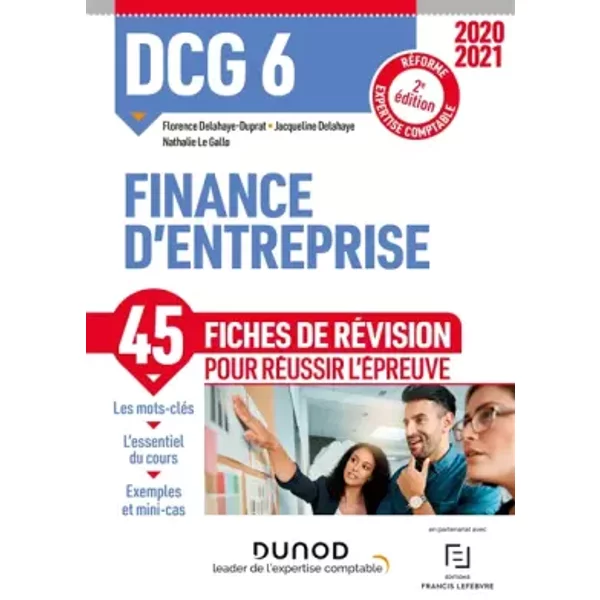 Dcg 6 Finance D'entreprise - Fiches De RéVision - 2020/2021: RéForme Expertise Comptable - Florence Delahaye-Duprat, Jacqueline Delahaye, Nathalie Le Gallo-image
