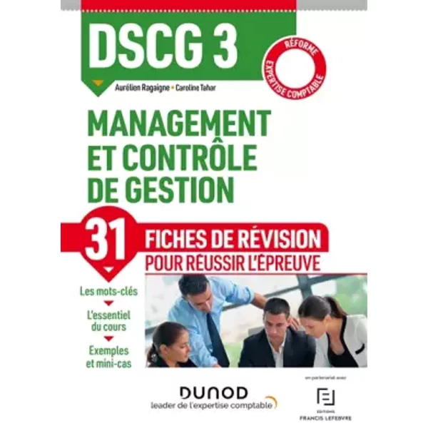 Dscg 3 - Management Et ContrôLe De Gestion - Fiches De RéVision: RéForme Expertise Comptable - AuréLien Ragaigne Et Caroline Tahar-image
