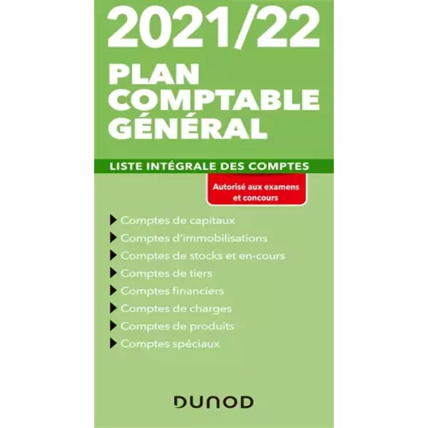 Plan Comptable GéNéRal 2021/22: Liste IntéGrale Des Comptes (2021-2022) - Charlotte Disle-image