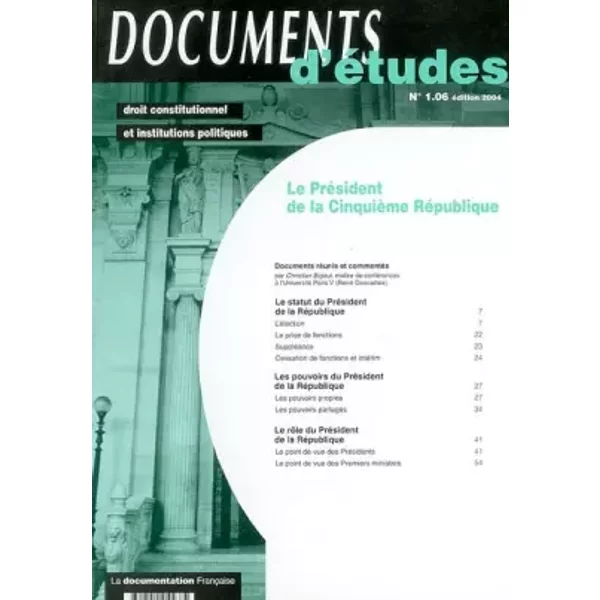 Le PréSident De La CinquièMe RéPublique (éDition 2004) - Christian Bigaut-image